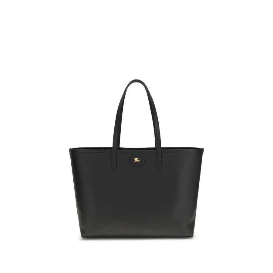 Burberry Black Calf Leather Bos Taurus Shoulder Bag