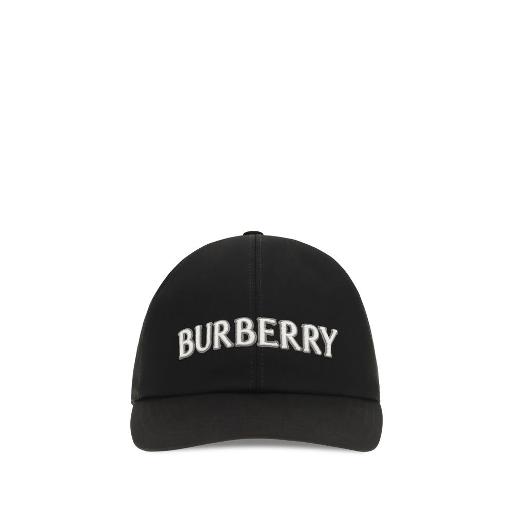 Burberry Black Cotton Cap (baseball Hat)