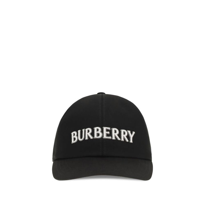 Burberry Black Cotton Cap (baseball Hat)