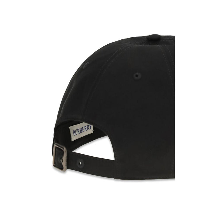 Burberry Black Cotton Cap (baseball Hat)