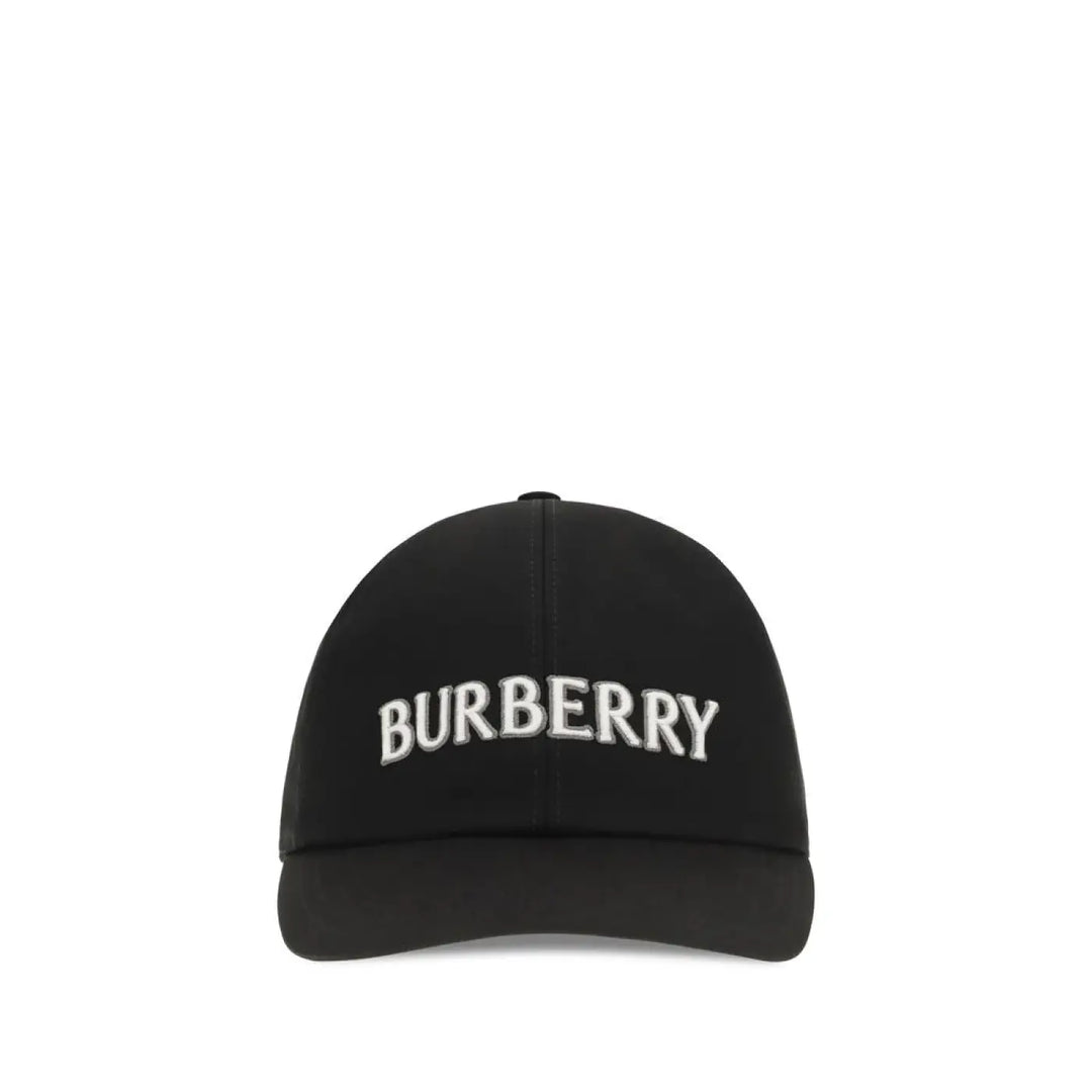 Burberry Black Cotton Cap (Baseball Hat)