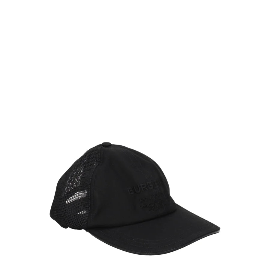 Burberry Black Cotton Cap (Baseball Hat)