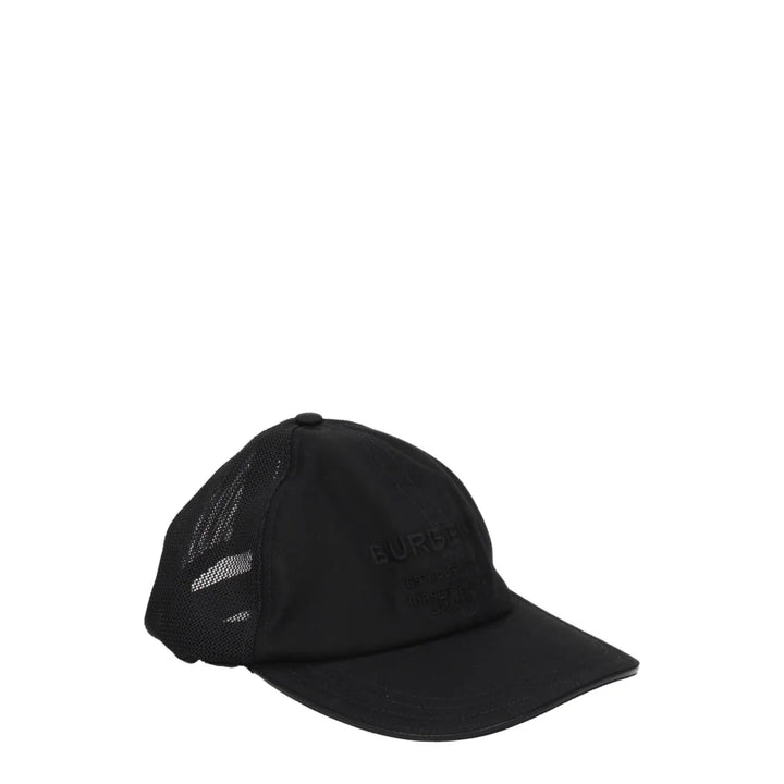 Burberry Black Cotton Cap (Baseball Hat)