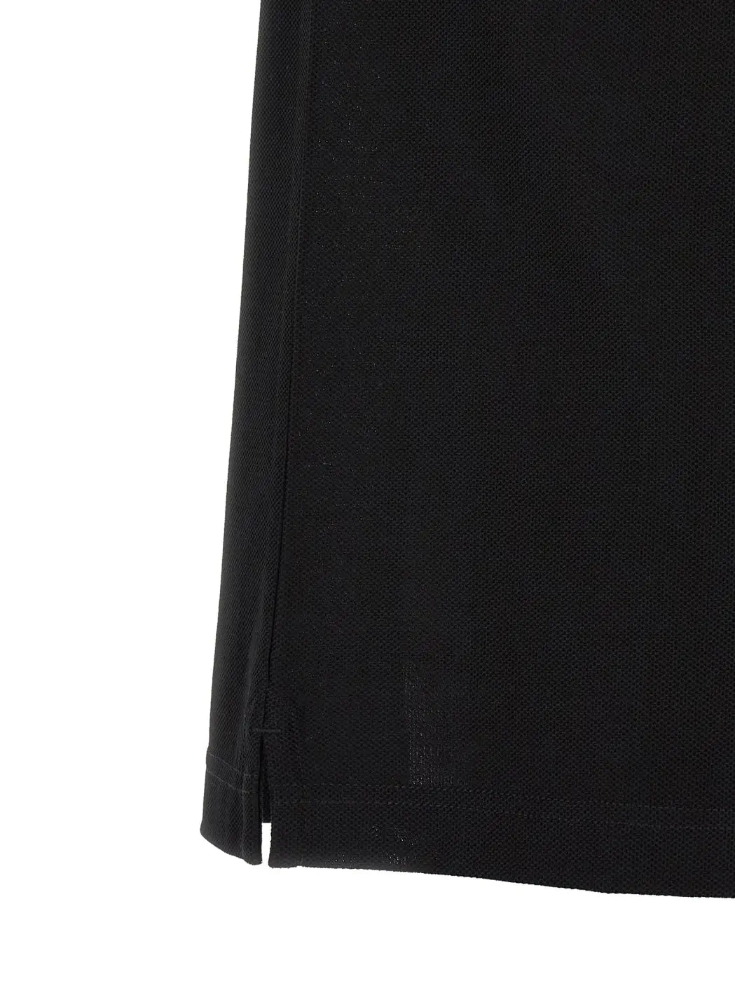 Burberry Black Cotton Polo Shirt