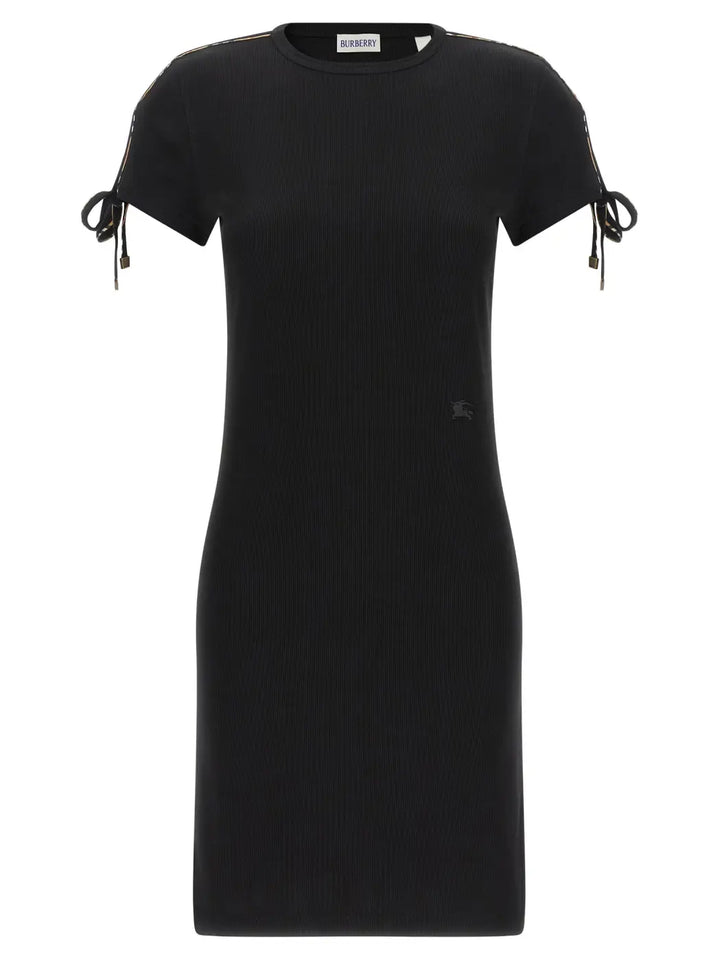 Burberry Black Cotton Short Dress