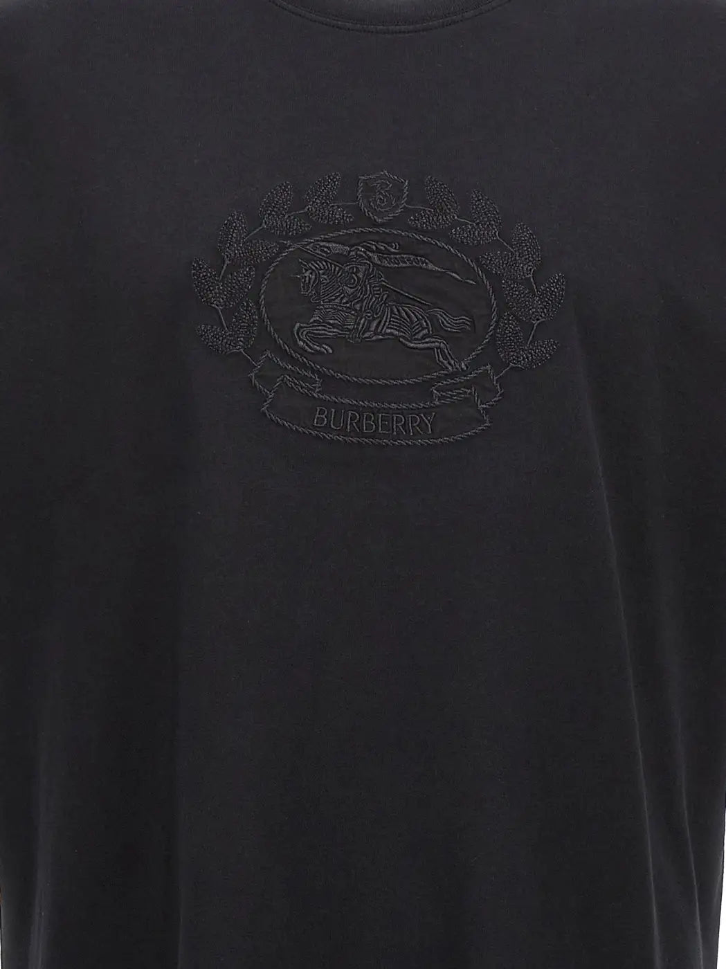 Burberry Black Cotton T-shirt