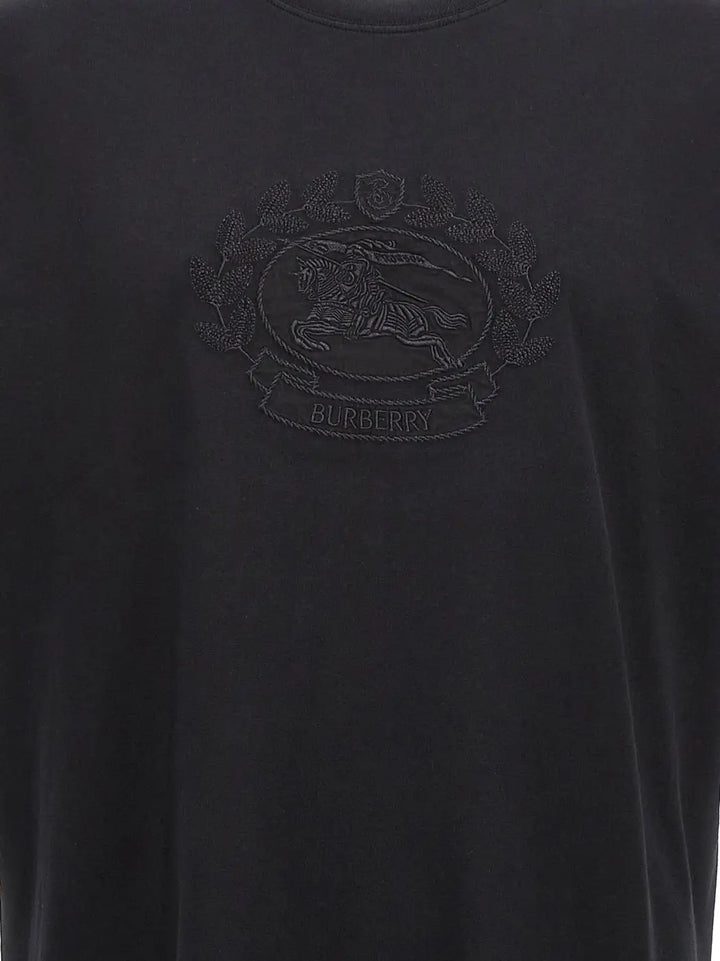 Burberry Black Cotton T-shirt
