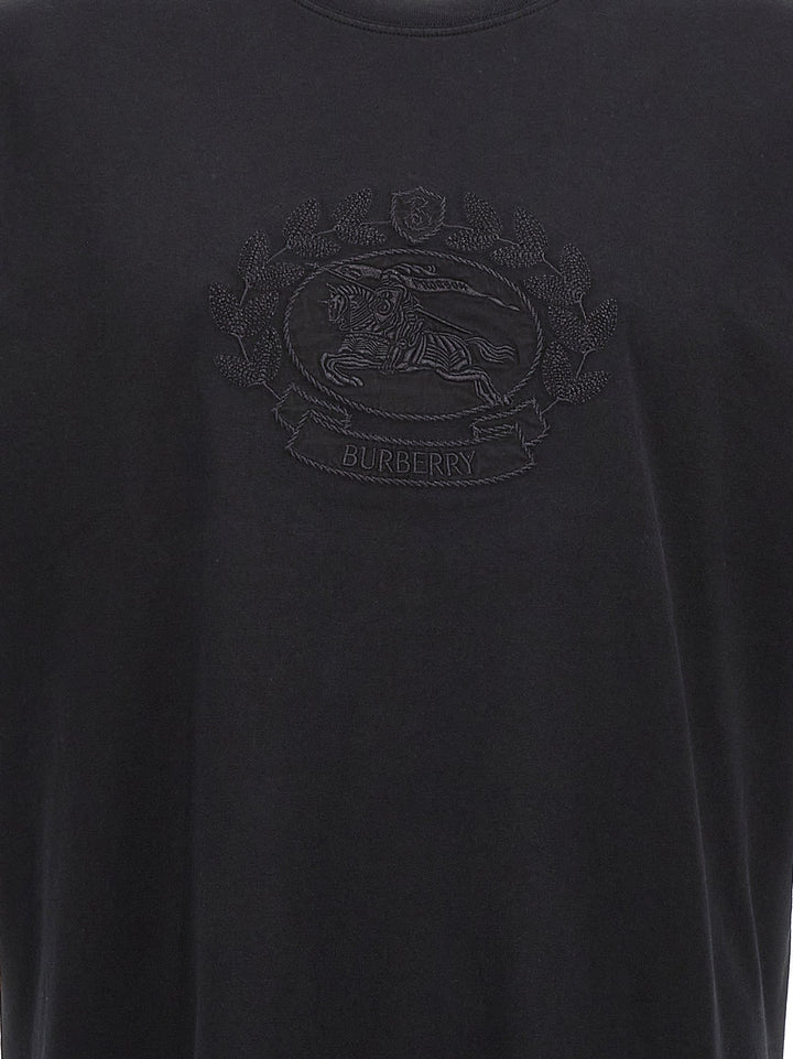 Burberry Black Cotton T-shirt