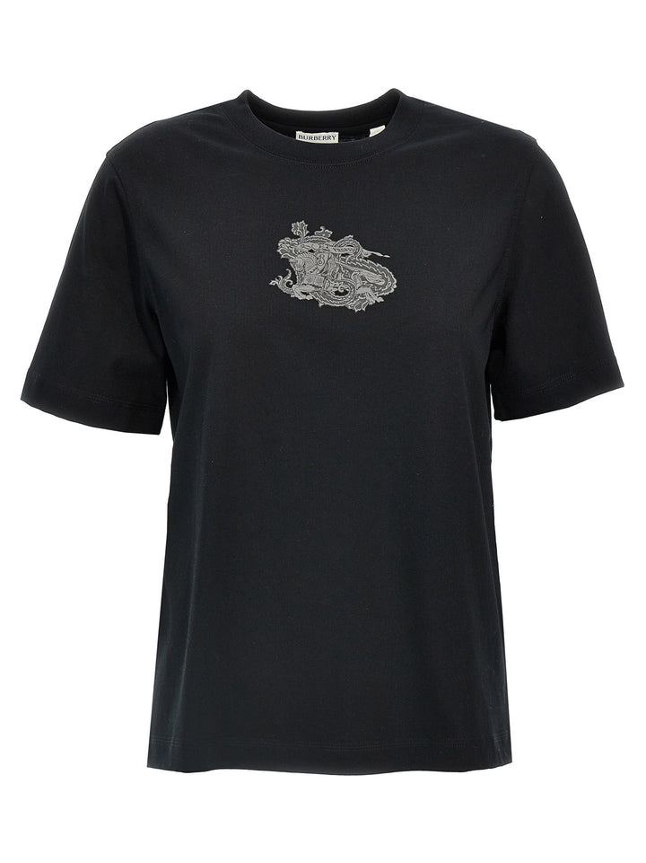 Burberry Black Cotton T-Shirt