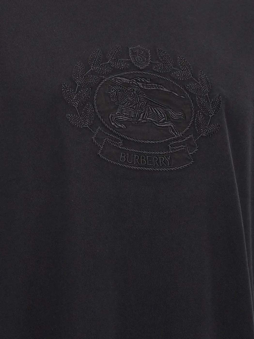 Burberry Black Cotton T-shirt