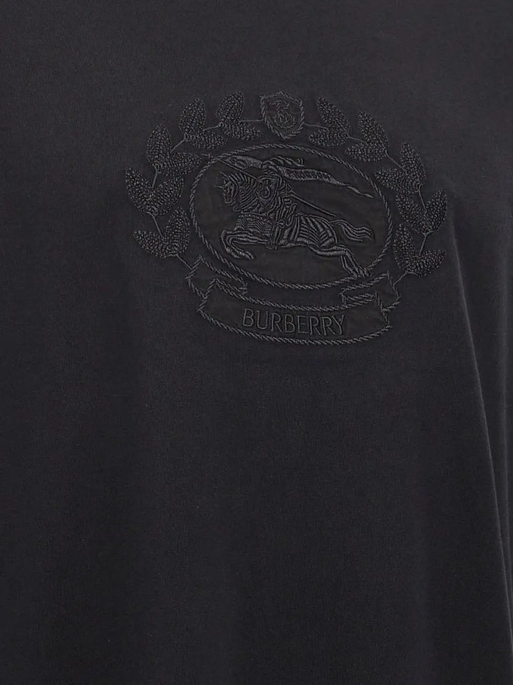Burberry Black Cotton T-shirt
