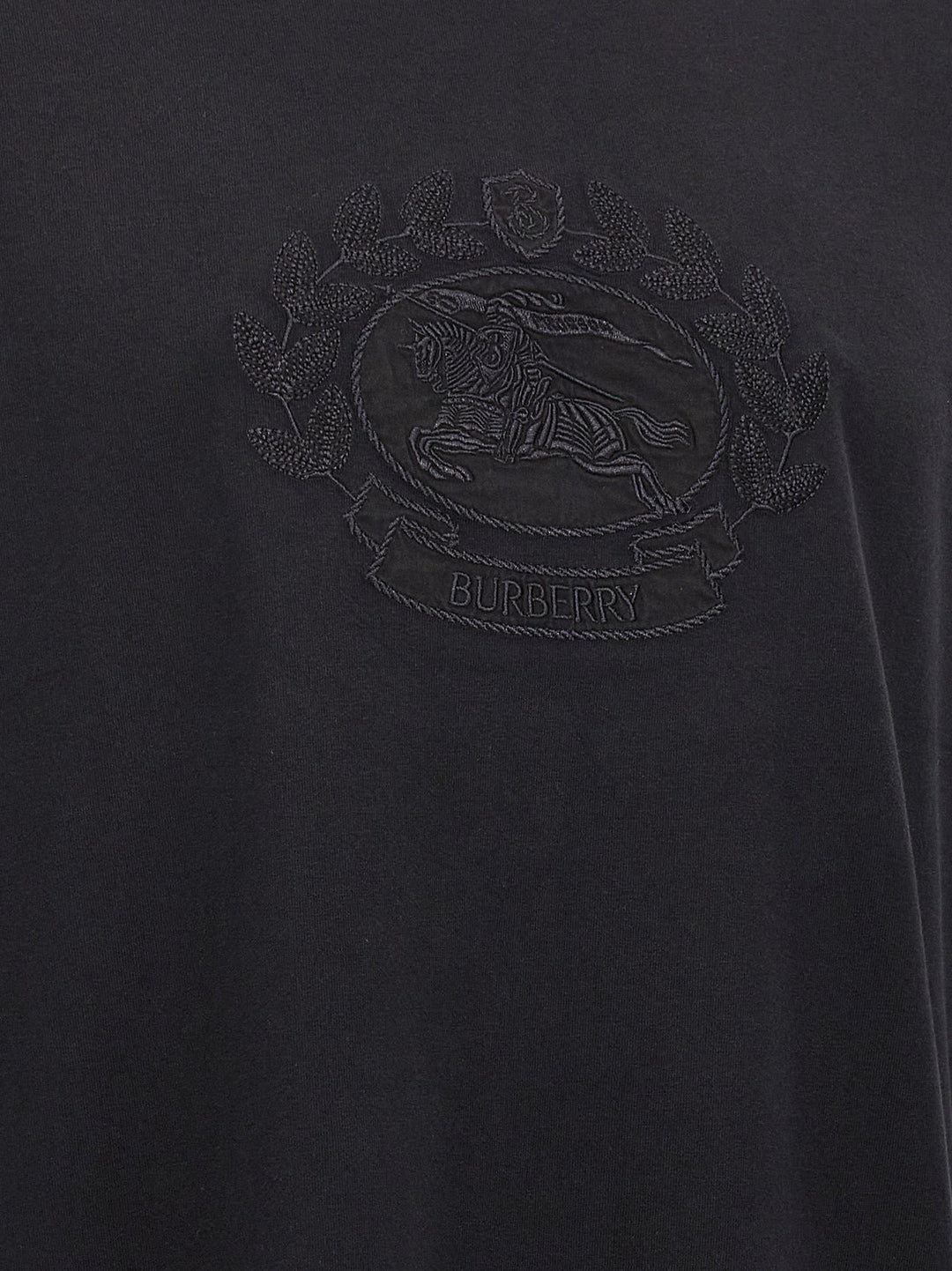 Burberry Black Cotton T-shirt