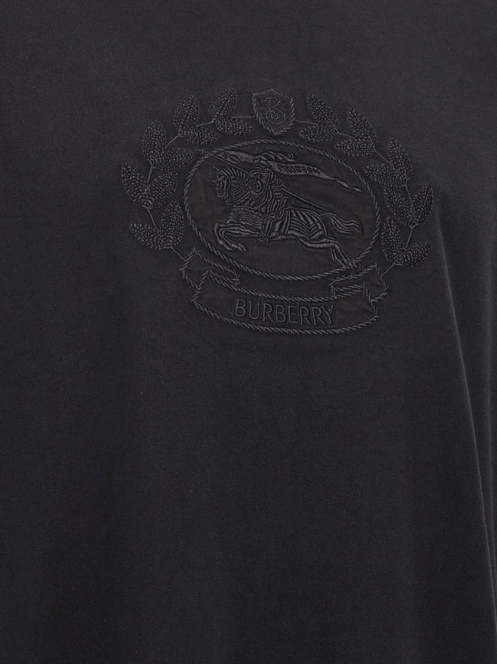 Burberry Black Cotton T-shirt