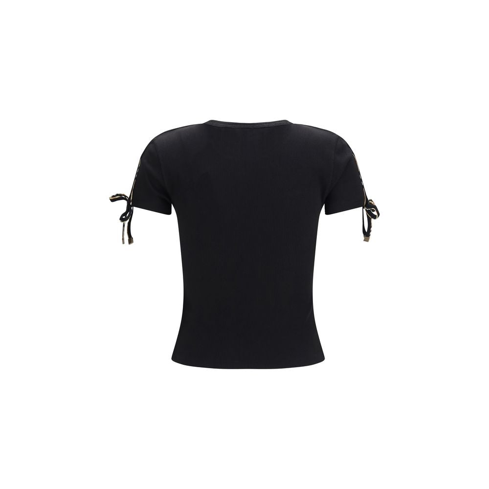 Burberry - Black Cotton T-Shirt