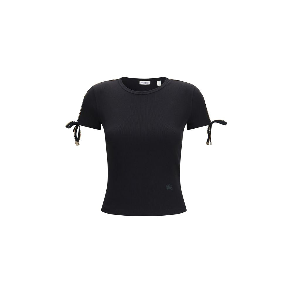 Burberry - Black Cotton T-Shirt