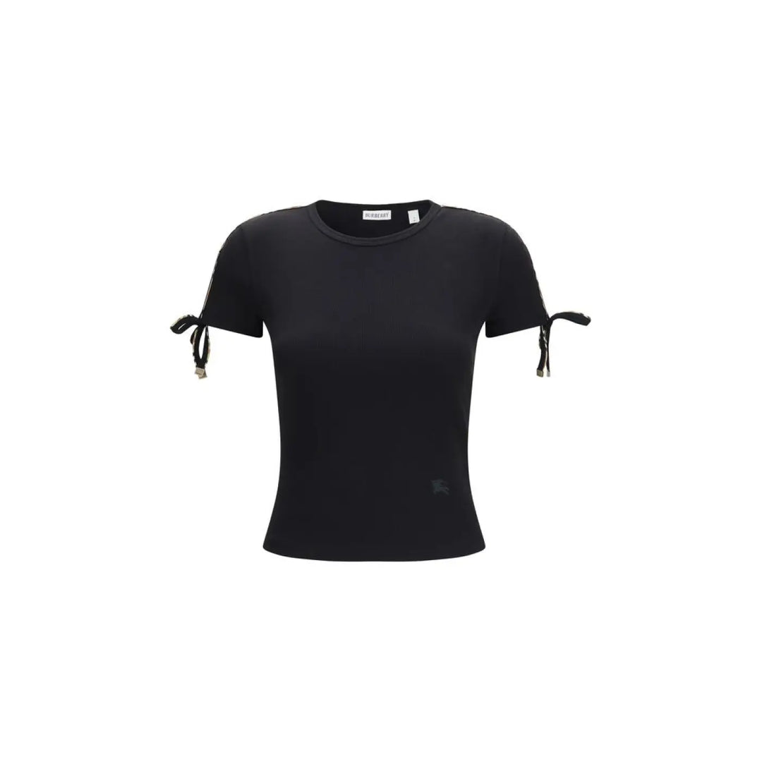 Burberry Black Cotton T-Shirt