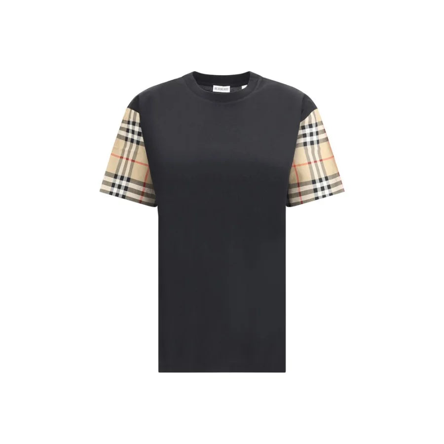 Burberry Black Cotton T-Shirt