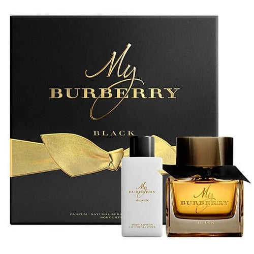 Burberry Black Piece Gift Set for Women Eau De Parfum and Body Lotion Women’s Sets