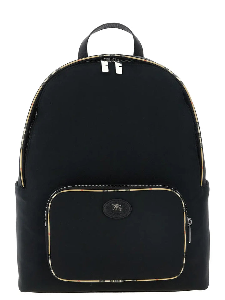 Burberry Black Polyester Backpack
