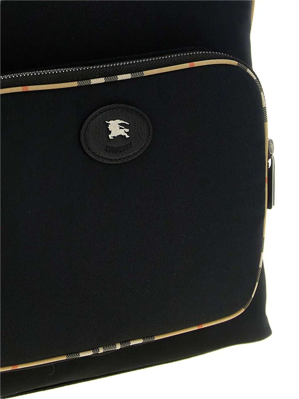 Burberry Black Polyester Backpack