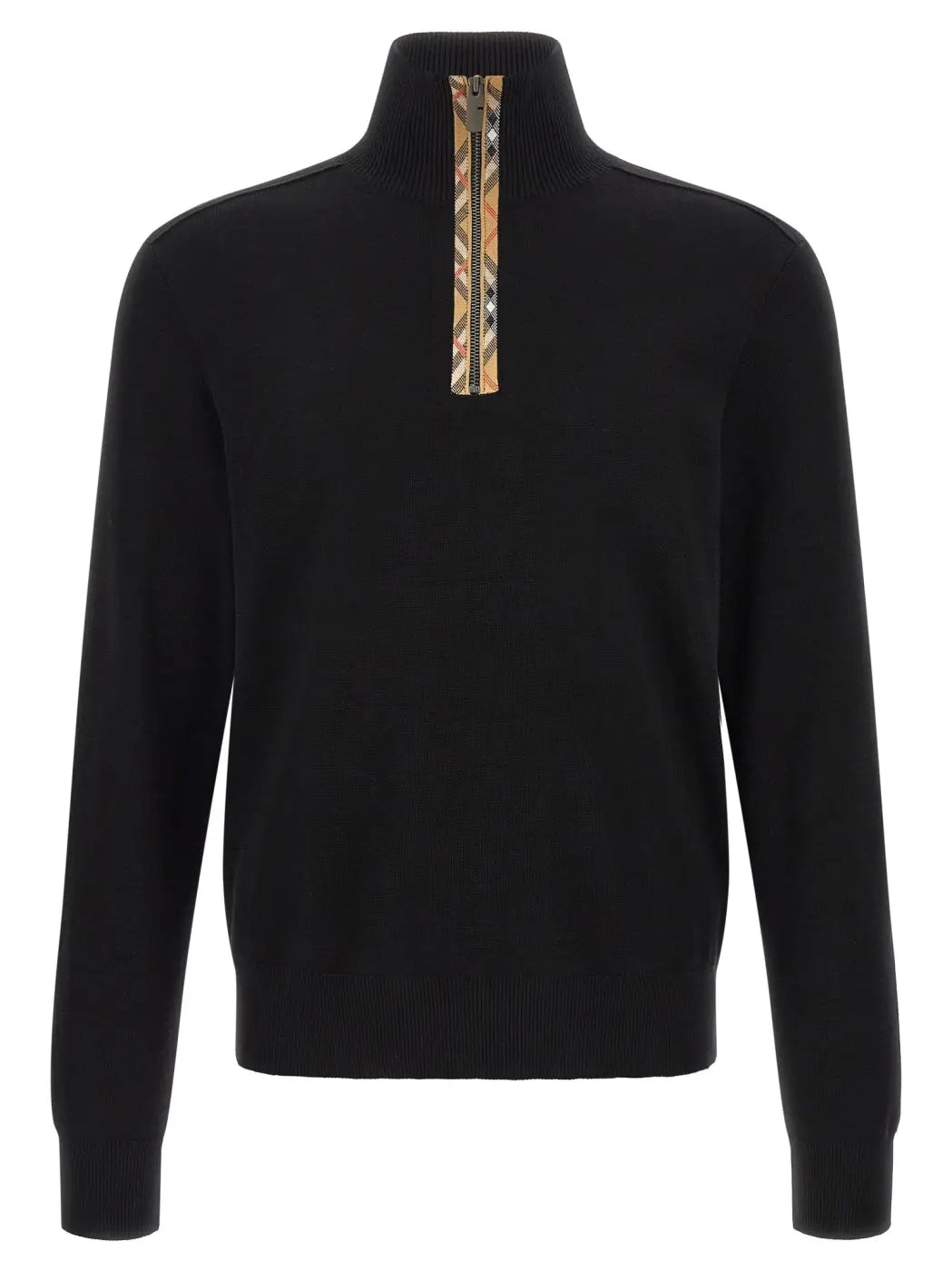 Burberry Black Wool Cardigan