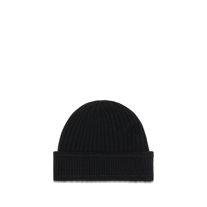 Burberry Black Wool Oves Aries Beanie