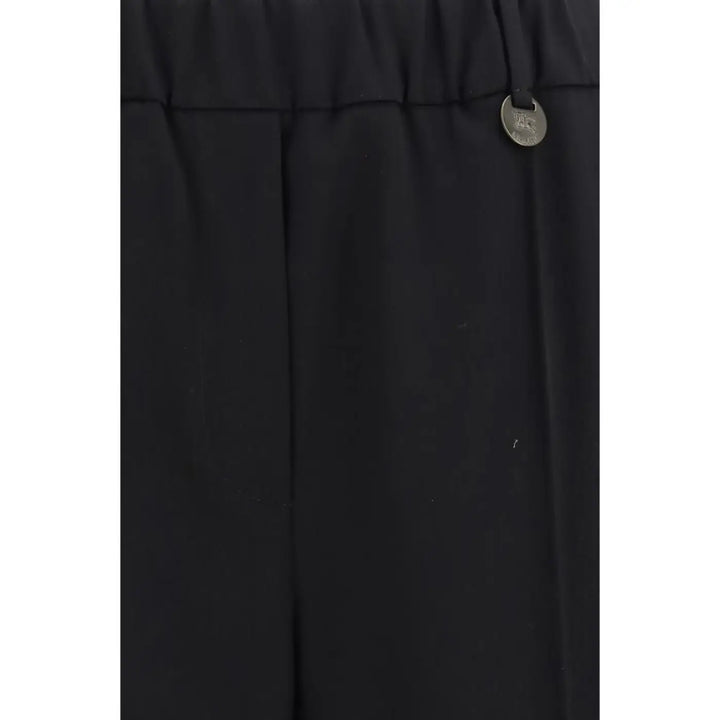 Burberry Black Wool Oves Aries Joggers (workout Pants)