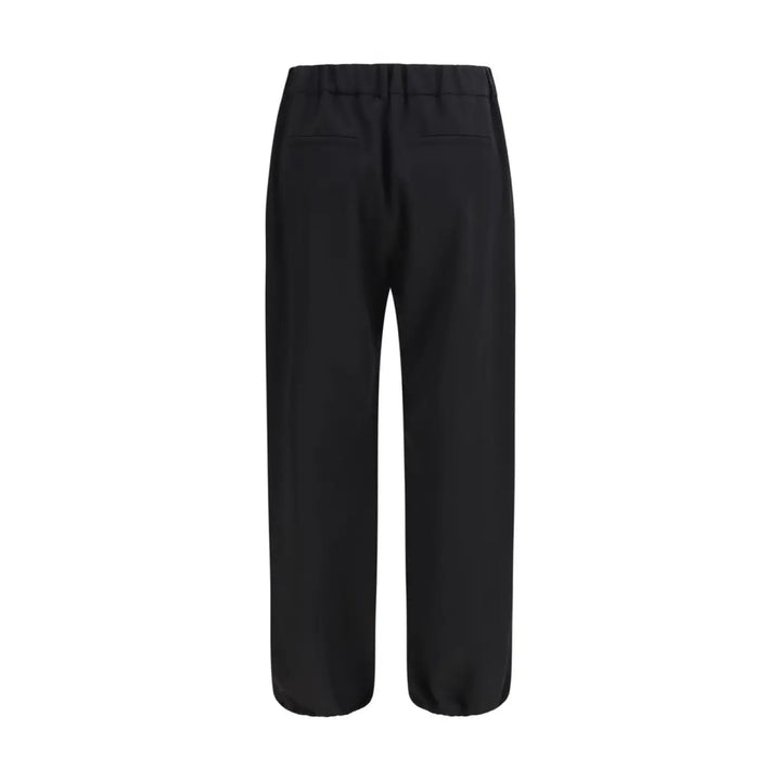 Burberry Black Wool Oves Aries Joggers (workout Pants)