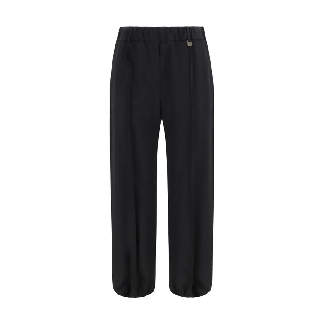 Burberry Black Wool Oves Aries Joggers (workout Pants)