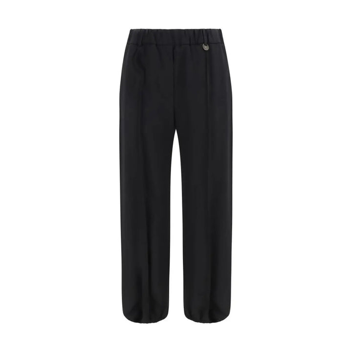 Burberry Black Wool Oves Aries Joggers (workout Pants)