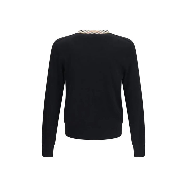 Burberry Black Wool Oves Aries Sweatshirt
