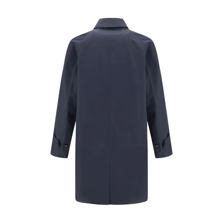 Burberry Blue Cotton Coat