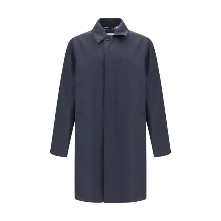 Burberry Blue Cotton Coat