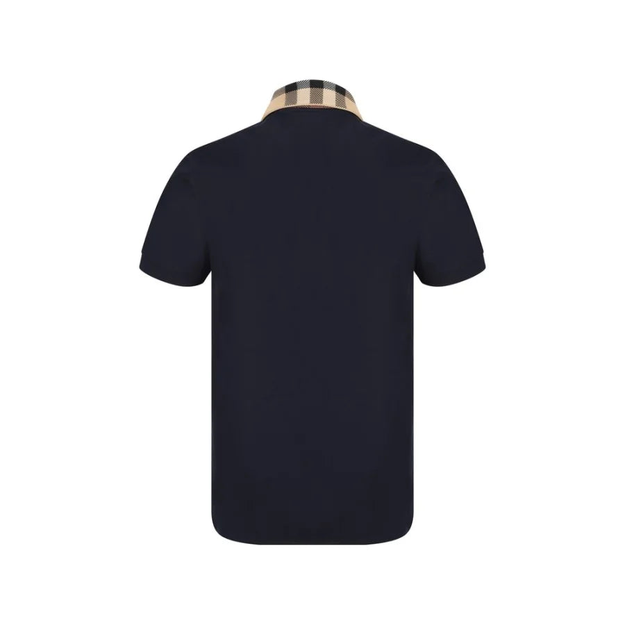 Burberry Blue Cotton Polo Shirt