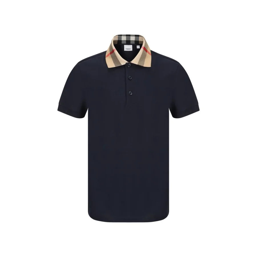 Burberry Blue Cotton Polo Shirt