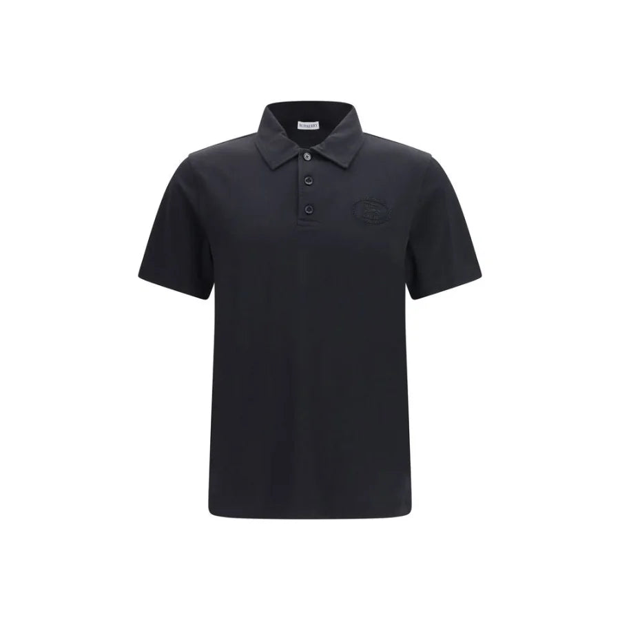 Burberry Blue Cotton Polo Shirt
