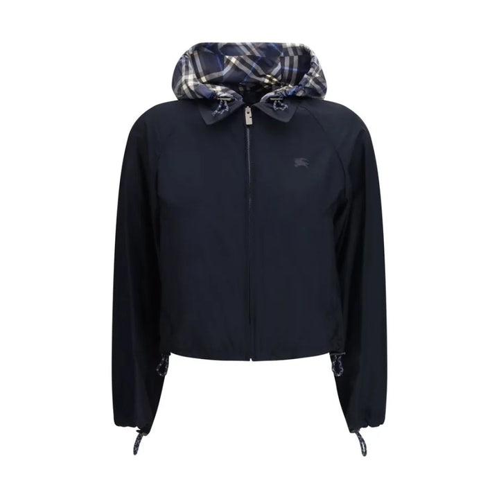 Burberry Blue Polyamide Full-Length Jacket
