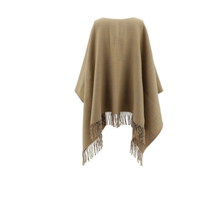 Burberry Brown Merino Wool Scarf