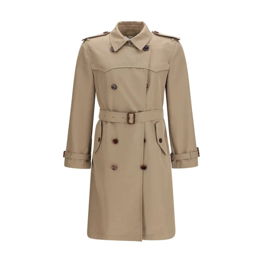 Burberry Brown Silk Trench Coat