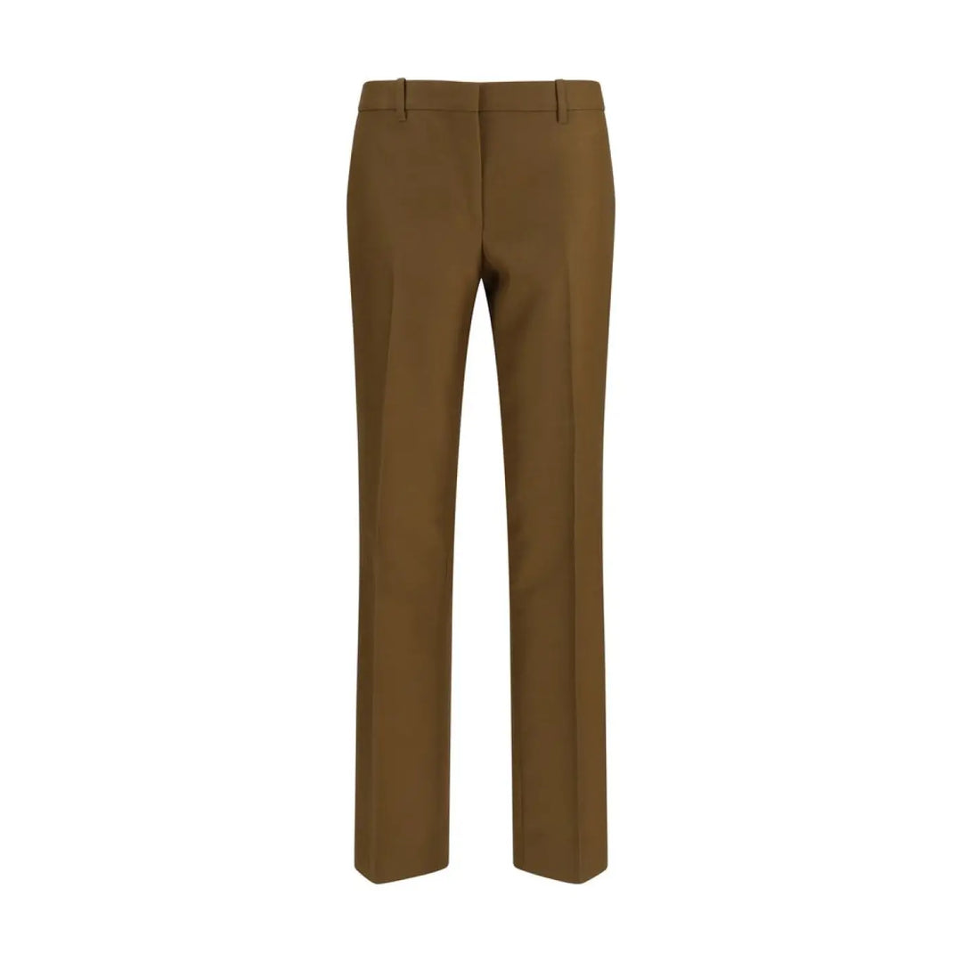 Burberry Brown Wool Oves Aries Dress Pants