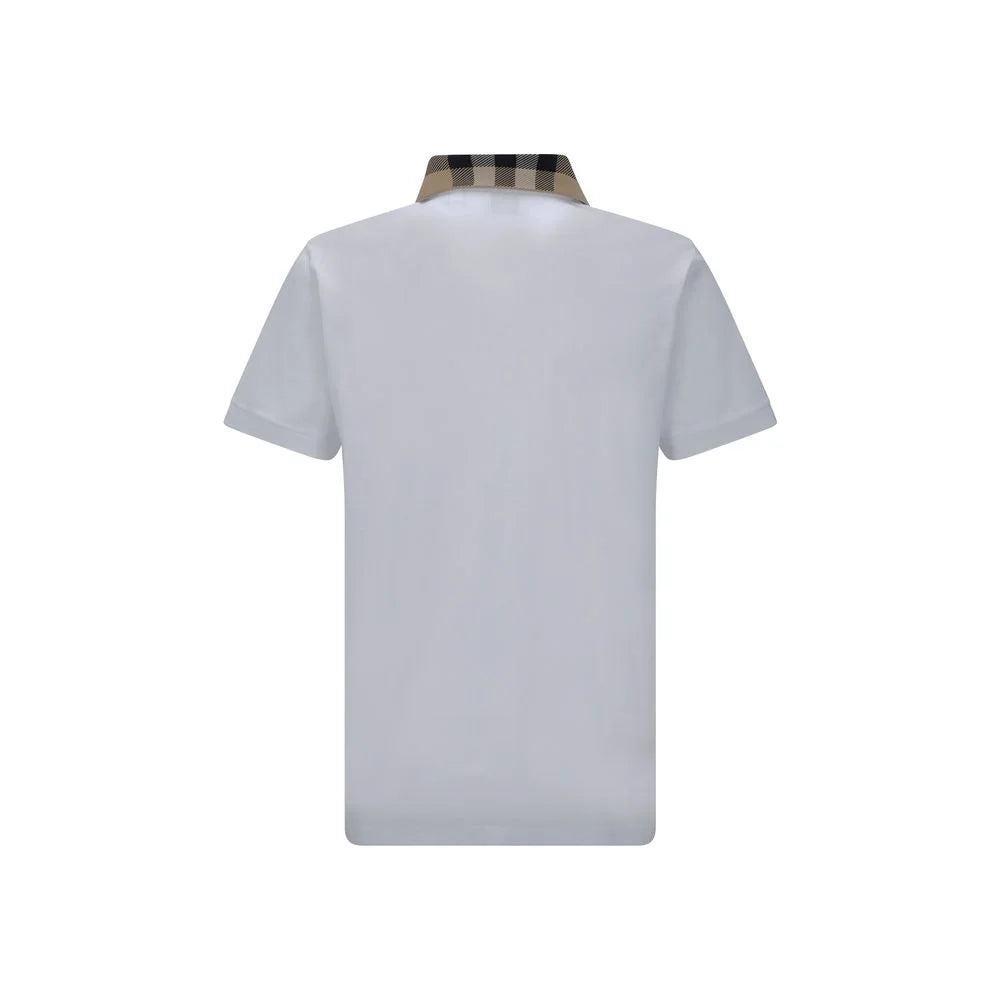 Burberry Cotton Cody Polo Shirt with Archivio Check Collar