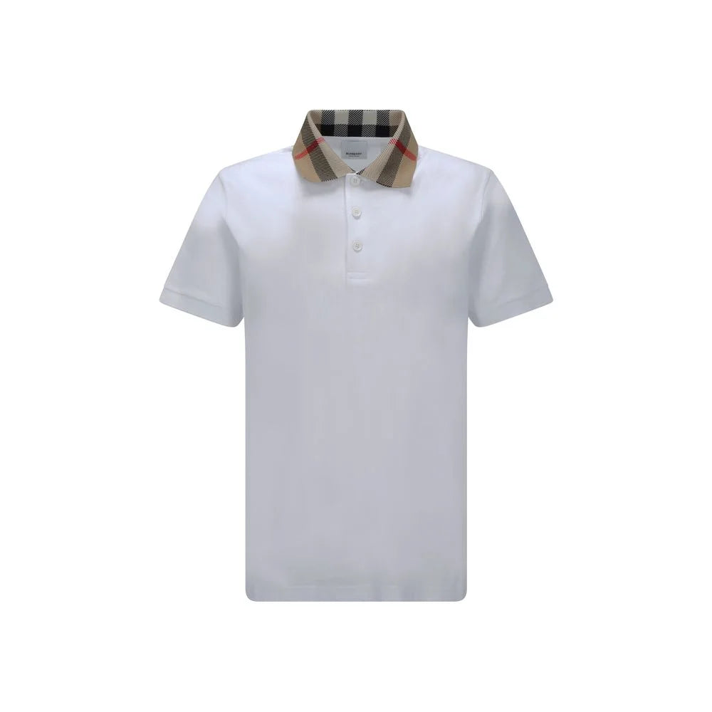 Burberry Cotton Cody Polo Shirt with Archivio Check Collar