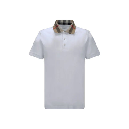 Burberry Cotton Cody Polo Shirt with Archivio Check Collar
