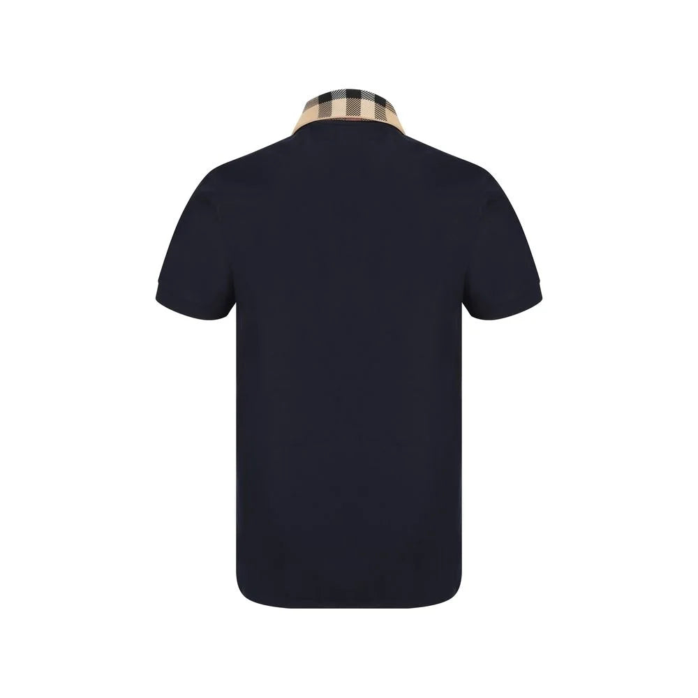 Burberry Cotton Polo Shirt with Archivio Check Pattern