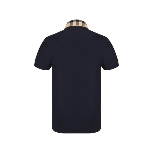 Burberry Cotton Polo Shirt with Archivio Check Pattern
