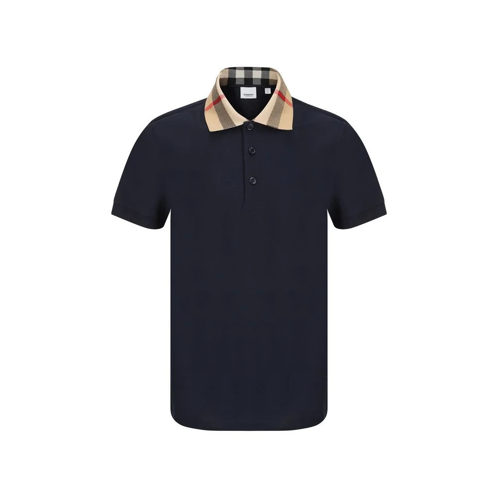 Burberry Cotton Polo Shirt with Archivio Check Pattern