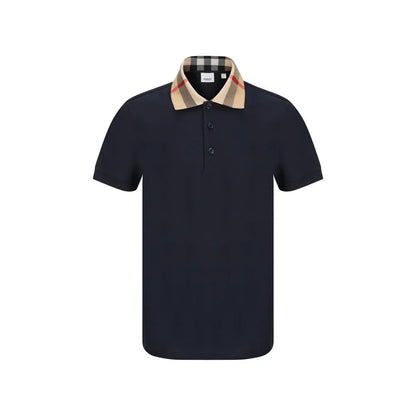 Burberry Cotton Polo Shirt with Archivio Check Pattern