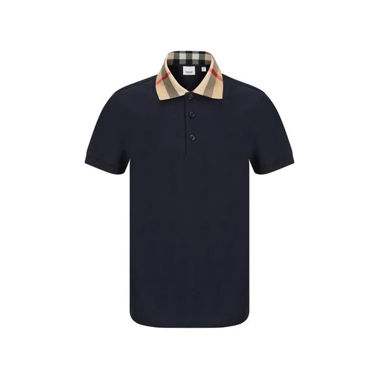 Burberry Cotton Polo Shirt with Archivio Check Pattern