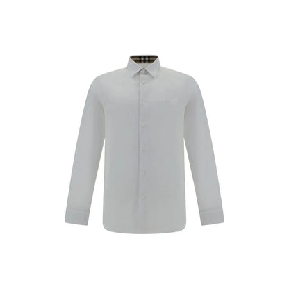 Burberry Cotton Sherfield Casual Shirt with Equestrian Knight Logo