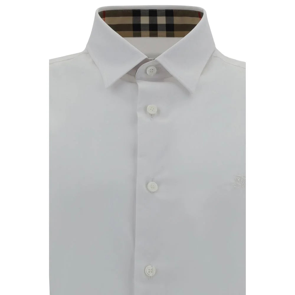 Burberry Cotton Sherfield Casual Shirt with Equestrian Knight Logo
